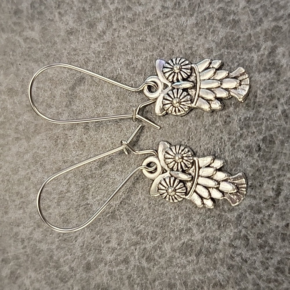 COPY - Owl Drop Earrings